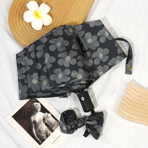 <span class=keywords><strong>Parapluie</strong></span> personnalisé avec logo imprimé sur toute la surface, style vintage français, style rétro, protection solaire et pluie, <span class=keywords><strong>parapluie</strong></span> de voyage automatique à double usage, protection UV - Product Image 4