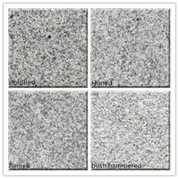 Pas cher Chinois Gris Blanc G603 Carreaux de granit naturel Escaliers Pavé extérieur