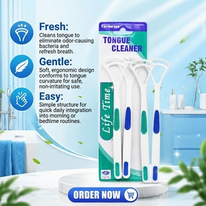 Nettoyant de Langue en Plastique pour Soins Dentaires en Gros - Grattoir à Langue - Product Image 1