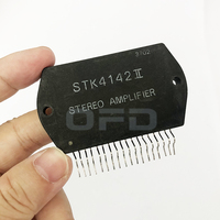Amplificateur stéréo STK4142II, série STK4142, amplificateur de puissance AF, circuit intégré hybride IMST à couche épaisse, amplificateur audio de puissance STK4142II
