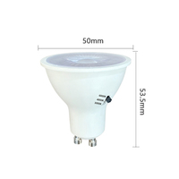 Bombilla LED Regulable de 6W, 110V/230V, GU10, Tricolor (3000K, 4000K, 6000K), Tipo Foco