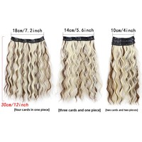 Ekstensi Rambut Model FY212, Rambut Ikal Pendek, 4 Buah, Pre-Bonded, Tahan Panas, Sambungan Rambut Model Card, Untuk Perdagangan Lintas Negara
