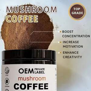 Supplément de boisson nootropique de soutien de la concentration d'énergie naturelle en poudre de café de champignon adaptogène de marque privée OEM - Product Image 3