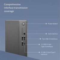 Ordinateur de bureau Dell Slim ECS1250 SFF en stock, vente en gros, Intel 14e génération Core i3/i5/i7, RAM DDR5, SSD NVMe, pour entreprise et bureau