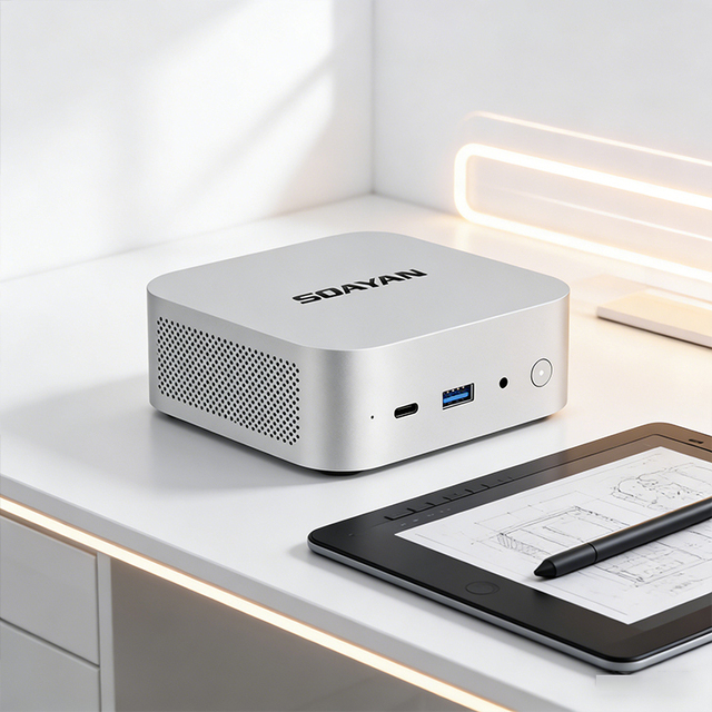 Mini Pc windows 11 Pro for AMD Ryzen 7 8945HS 16GB Ddr5 RAM 1TB PCIE SSD Radeon 780M Graphics Product Design Game Development
