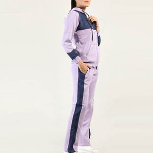 Survêtements à manches longues légers à motif solide décontracté grande taille pour femmes pour l'hiver vêtements de plein air ensembles confortables - Product Image 2