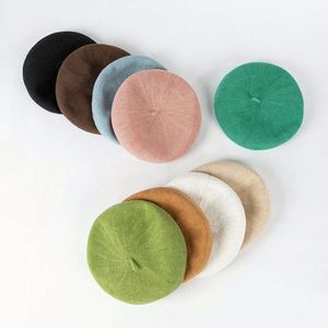 หมวกเบเร่ต์ถักนิตติ้งสำหรับฤดูใบไม้ผลิ/ฤดูร้อน ปี 2025 แฟชั่นทันสมัย สไตล์ลำลอง เหมาะสำหรับคนศีรษะใหญ่ ใส่เที่ยวกลางแจ้ง ระบายอากาศได้ดี ใช้ได้ที่ชายหาด - Product Image 3