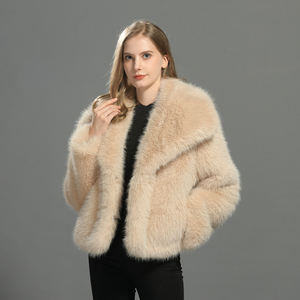 Jxwatcher Giacca Invernale da Donna in Finta <span class=keywords><strong>Pelliccia</strong></span> di Volpe Spessa e Calda con Grande Colletto Personalizzabile Morbida e Soffice <span class=keywords><strong>Cappotto</strong></span> <span class=keywords><strong>Bianco</strong></span> in Finta <span class=keywords><strong>Pelliccia</strong></span> di Volpe - Product Image 3