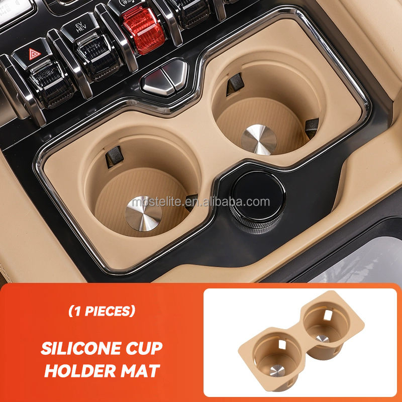 Silicone cup holder mat