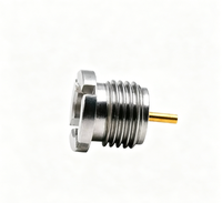 Connecteur coaxial semi-détachable SMP-JYD188G, mâle, à base rotative, pour panneau RF, 50 Ohms, passivation en acier inoxydable, DC-18GHz