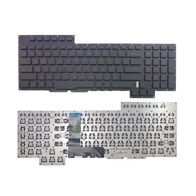 Factory High-quality for ASUS GX700 GX700V GX700VO ROG G701V G701VI G701VO Backlit with Red Print Replacement Notebook Keyboards
