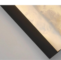 Applique murale LED minimaliste en albâtre, longue et fine, pour chambre, couloir, villa, hôtel, éclairage intérieur