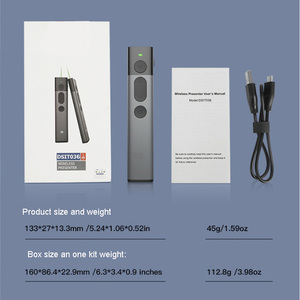 मीटिंग के लिए रिचार्जिंग बैटरी के साथ 2.4G टाइमर मैग्निफायर वायरलेस प्रेजेंटर लेजर पॉइंटर - Product Image 6