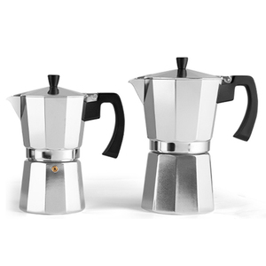 Venta caliente estufa clásica <span class=keywords><strong>cafetera</strong></span> espresso de aluminio <span class=keywords><strong>cafetera</strong></span> italiana Moka Pot 6 tazas <span class=keywords><strong>taza</strong></span> Moka de inducción - Product Image 1