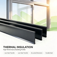 Tira Aislante Térmica de Nylon PA66 para Ventanas y Puertas de Aluminio, Antienvejecimiento, Aislamiento Térmico, Perfil para Construcción, Fabricación OEM