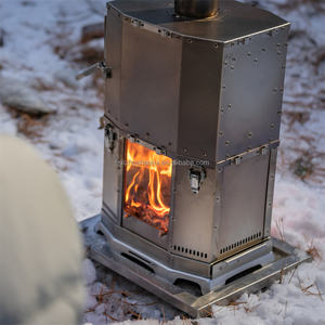 חיצונית רב דלק לשרוף תנור תנור נירוסטה באיכות גבוהה נירוסטה <span class=keywords><strong>diy</strong></span> multipunction קמין אוהל תנור אח תנור - Product Image 5
