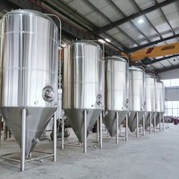 TEKBREW Nouveau Design Cuve de Stockage de Vin en Acier Inoxydable 500L 1000L 300 Litres