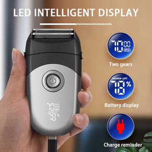 Afeitadora Eléctrica Recargable para Hombre, Recíproca 2 en 1, Impermeable, con Lámina y Recortadora de Patillas Retráctil para Barba y Cabello - Product Image 6