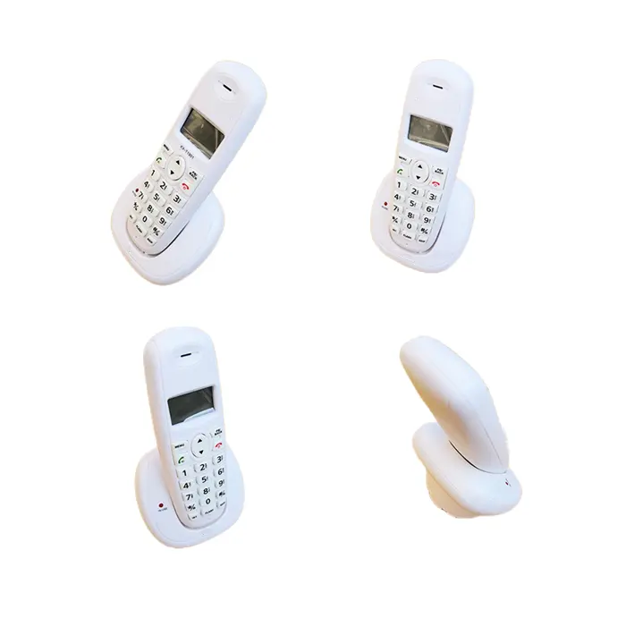 Pabrik OEM DECT telepon nirkabel dengan perangkat tunggal untuk telepon nirkabel DECT kantor rumah tangga