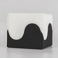 Boîte de rangement pour cartes à collectionner Henwei Hw Fashion en cuir PU de haute qualité, personnalisable, 100+ emplacements