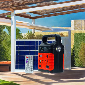 Tragbares 4000mAh Lithium-Ionen-Energiesystem Integriert mit 10W Solarpanel <span class=keywords><strong>PWM</strong></span>-Controller Taschenlampe Lautsprecher für Zuhause und Camping - Product Image 3