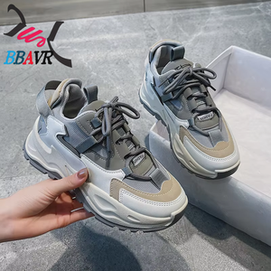 Zapatos Deportivos de Plataforma para Mujer, Modelo 2025, Color Blanco, Casuales, para Correr y Caminar - Product Image 1