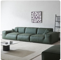 Chinesische Anbieter Moderne Königliche Luxuriöse Italienische Neueste Design Ecksofa Garnitur aus Kunstleder und Samt für das Wohnzimmer