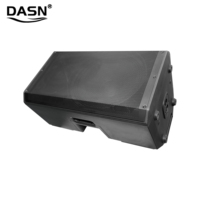 DASN SCJ15DC-LA Enceinte de sonorisation active professionnelle en plastique pleine fréquence 15 pouces 4000W BT pour extérieur, scène, DJ, maison, église, moniteur de groupe, PA
