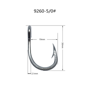 Nouveau crochet en acier inoxydable 9260 1/0 - 10/0 # crochet de pêche circulaire <span class=keywords><strong>bateau</strong></span> hameçons de pêche en mer basse d'eau salée - Product Image 6