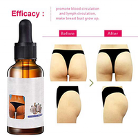Huile Essentielle Raffermissante et Liftante pour l'Augmentation des Hanches, Huile de Massage pour des Fesses Lisses et Volumineuses, Huile de Soin à Marque Privée