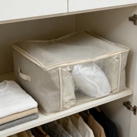 Housses de rangement anti-poussière en tissu pour vêtements, déménagement et emballage domestique - Grande capacité, pliables, design moderne