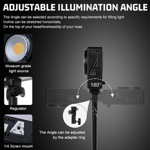 ZSYB professionale 300W palmare LED Fill Light Photography 2700k-6500k Camera Studio ha condotto la luce fotografica - Product Image 6
