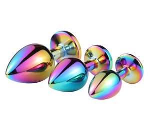 Juguete Sexual <span class=keywords><strong>Anal</strong></span> de Cristal con Forma Redonda, Base de Diamante, para Juegos Eróticos - Product Image 2