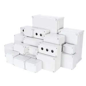 Caja de conexiones de plástico ABS, caja eléctrica, caja de terminación de fibra óptica, soporte de venta directa de fábrica, personalización