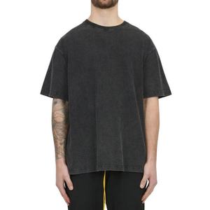 T-shirt pour homme 100% coton, impression DTG personnalisée, surdimensionné, épaules tombantes, délavage acide - Product Image 1