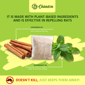 10 paquets de 16 g / sachets d'huile de menthe poivrée, écologiques, répulsifs naturels puissants contre les rats et les souris, sachets pour la maison et le jardin - Product Image 6