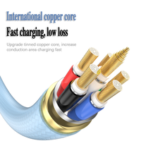Kabel Data Tipe-C 100W dengan Jalinan Nilon untuk Pengisian Cepat iPhone Android, Kabel USB-C Kompatibel dengan Ponsel dan Power Bank