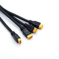 Conector de Batería XT30/60/90H-M/F Macho/Hembra Personalizado con Aislamiento de Silicona para Cable de Alimentación Electrónica