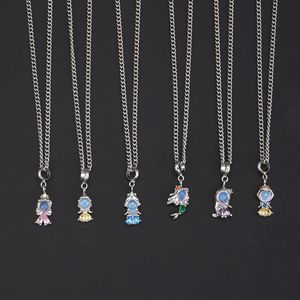 Collar <span class=keywords><strong>de</strong></span> princesa <span class=keywords><strong>de</strong></span> circón delicado para <span class=keywords><strong>mujer</strong></span>, collar con colgante <span class=keywords><strong>de</strong></span> declaración <span class=keywords><strong>de</strong></span> princesa <span class=keywords><strong>de</strong></span> cristal dorado, Bisutería - Product Image 4