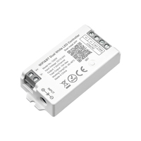 Contrôleur LED Tuya WiFi BT APP C01W-C05W Monochrome CCT RGB RGBW RGBCW Variateur 2.4G Télécommande Vocale Alexa Google 12-24V 360W PWM