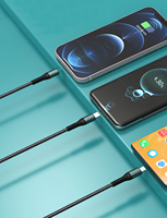 Kabel Pengisi Daya Portabel 3 in 1 untuk Perjalanan, Kabel Data dengan Micro Type C untuk iPhone 17 16 14 15 untuk Samsung Note 20 S23