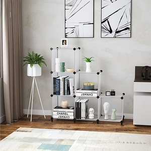 <strong>Cube</strong> DIY Bookshelf and Clothes <strong>Storage</strong> Plastic Locker PP Cabinet Closet <strong>System</strong> Organizer - Product Image 2