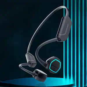 Yeni tasarım su geçirmez spor açık kulak yüzme kablosuz mikrofon bling kablosuz mikrofon ile kemik iletimli kulaklık X15