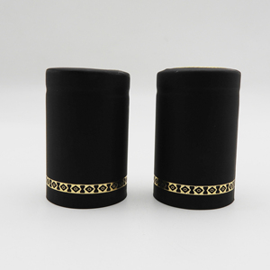 32*50mm logo khusus kapsul Heat Shrink dengan cap emas logo untuk minyak zaitun/minyak kelapa botol - Product Image 4