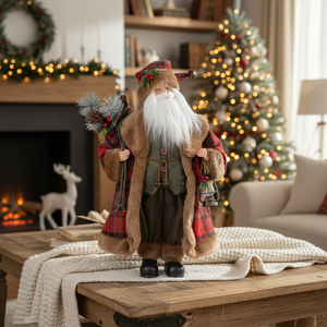 Grande Babbo Natale in Piedi Rosso, Articolo Molto Richiesto per Ristoranti, Regali di Natale Unici - Product Image 3