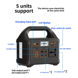 Bán chạy nhất 200 Wát Trạm điện cầm tay từ nhà máy MPPT điều khiển từ xa cho ngoài trời sử dụng di động với Lithium sắt tấm pin mặt trời - Product Image 4