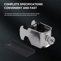 Clip de câble en acier inoxydable de type UB Goran, compatible avec les rails de montage électriques de type C NS30/15, support de câblage industriel, fabriqué en Chine