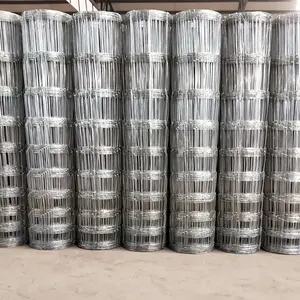 High Quality Galvanized Fixed Knot Wire Fence 3D Iron Livestock Secure Waterproof Field Rail Cattle Deer Horse Game Gate Use