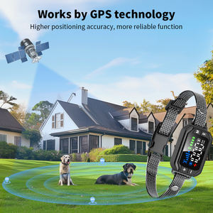 GPS Wireless Hunde zauns ystem Elektro schock halsband IPX7 Wasserdichtes wiederauf lad bares Hunde behälters ystem für Camping im Freien - Product Image 2