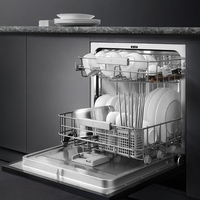 Plateau inférieur en maille métallique pour lave-vaisselle en acier inoxydable pour protéger les vaisselle et améliorer le flux d'eau
